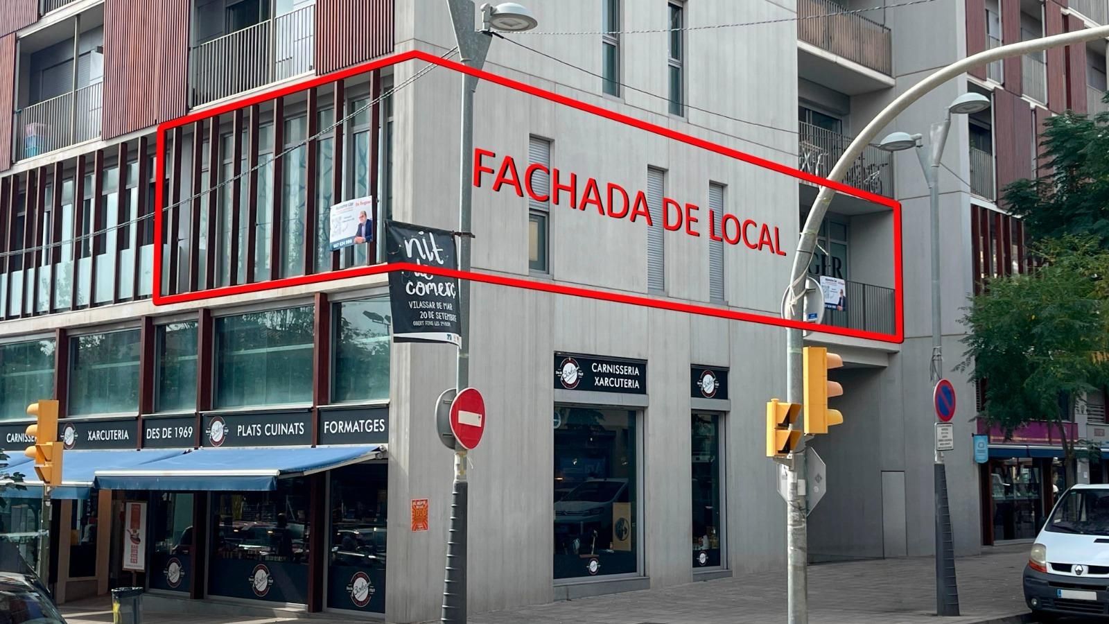 Vista exterior de Local de lloguer en Vilassar de Mar amb Aire condicionat