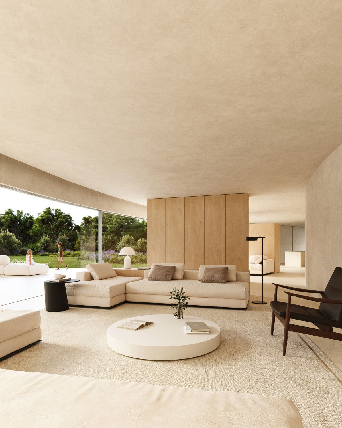 Sala d'estar de Casa o xalet en venda en Vilalba amb Aire condicionat, Jardí privat i Terrassa