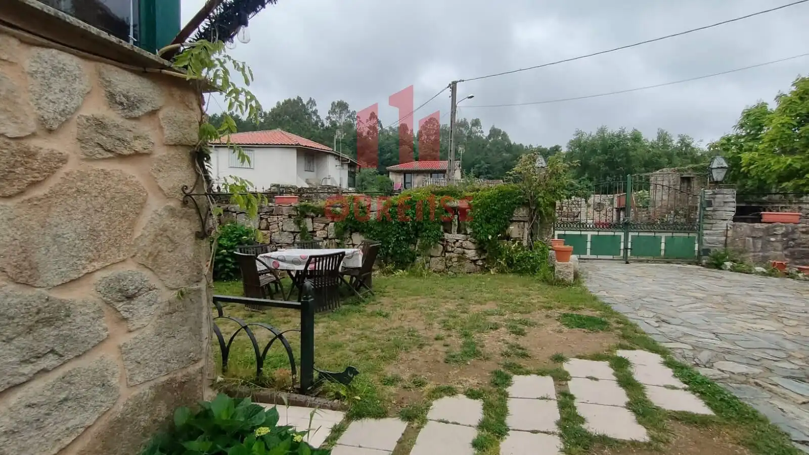Jardí de Finca rústica en venda en San Amaro amb Aire condicionat, Calefacció i Jardí privat