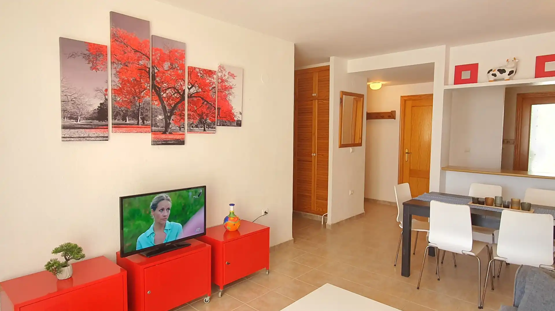 Sala de estar de Apartamento de alquiler en Xeraco con Terraza, Amueblado y Horno