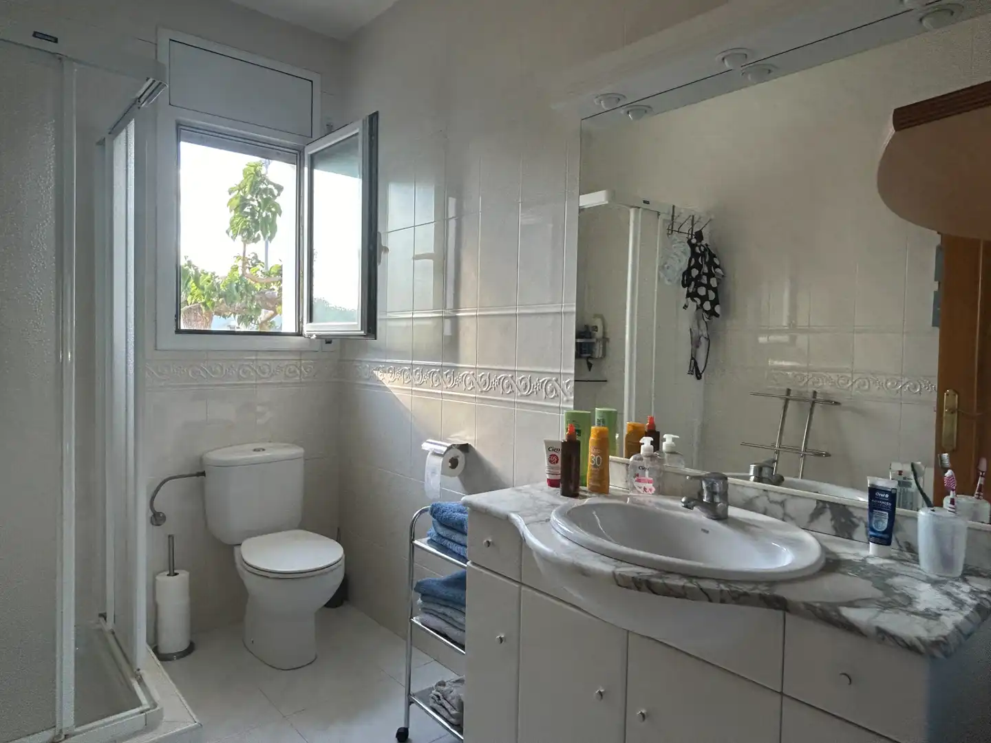 Baño de Casa adosada en venta en Torroella de Fluvià con Aire acondicionado, Calefacción y Jardín privado