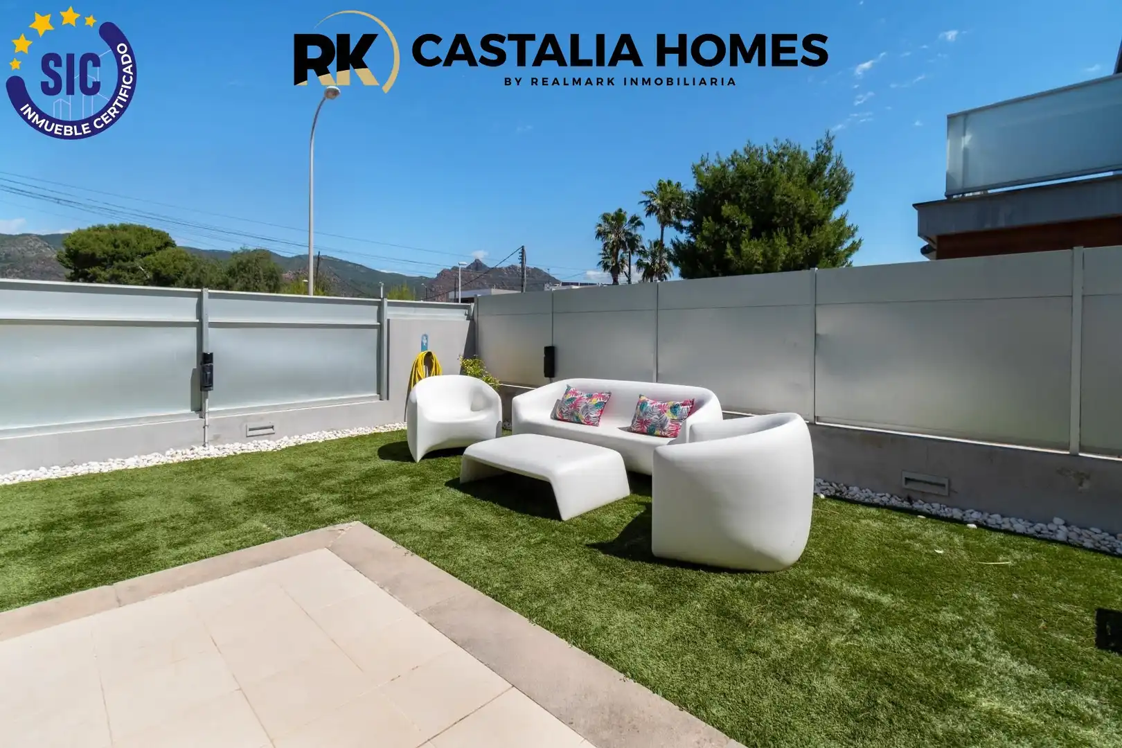 Terrassa de Casa o xalet en venda en Benicasim / Benicàssim amb Aire condicionat, Calefacció i Jardí privat