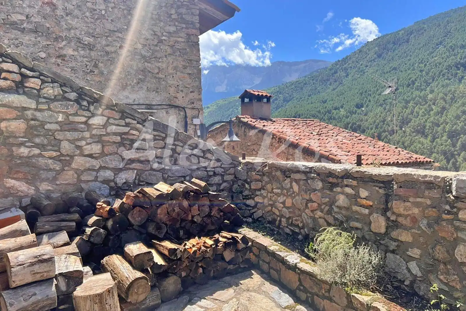 Vista exterior de Casa o chalet en venta en Arsèguel con Jardín privado y Terraza