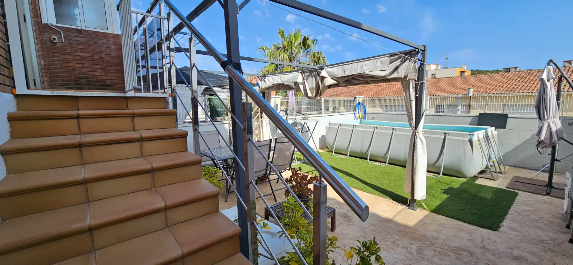 Terrassa de Casa adosada en venda en Tarragona amb Aire condicionat, Calefacció i Jardí privat