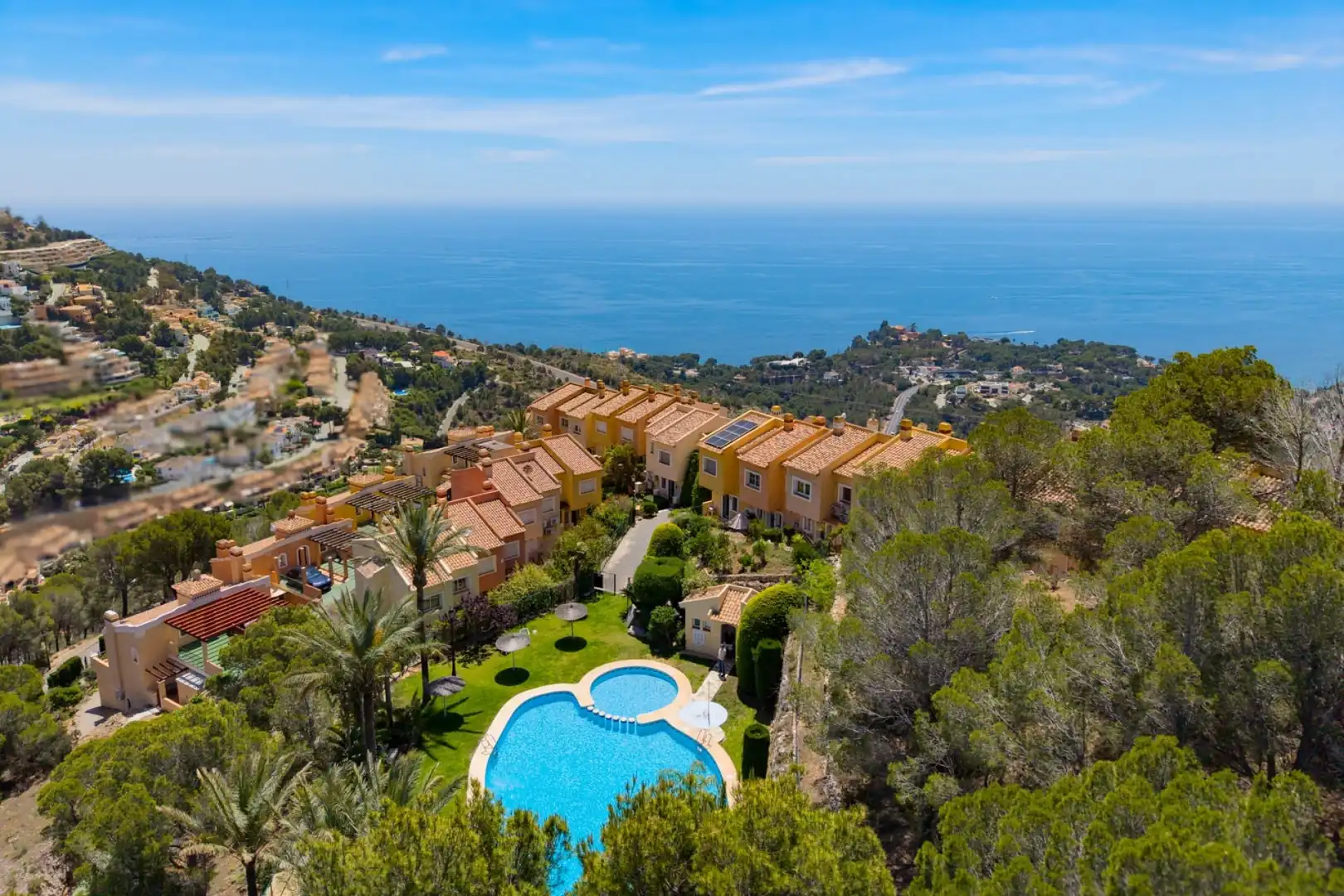 Vista exterior de Piso en venta en Altea con Aire acondicionado, Calefacción y Terraza