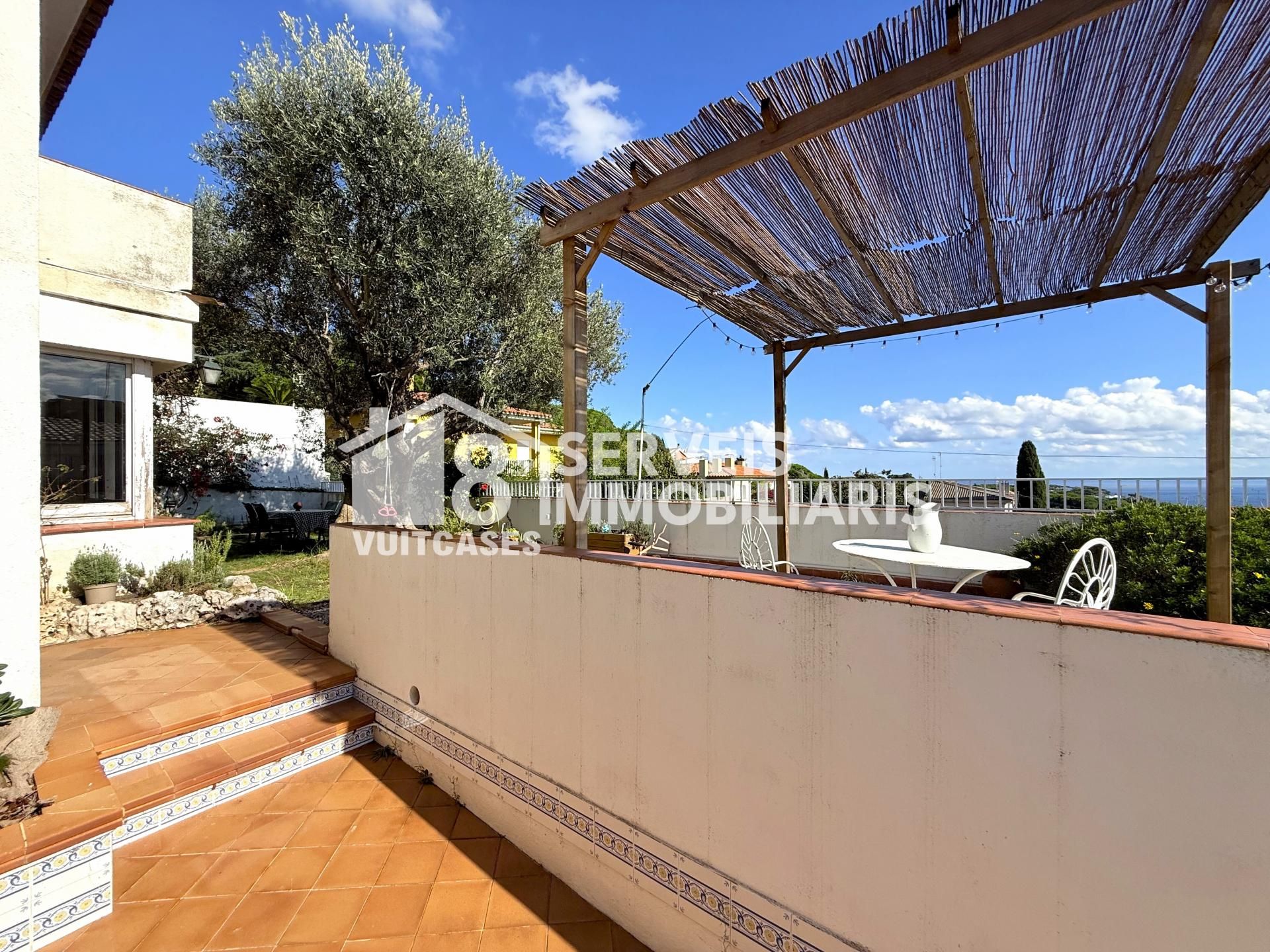 Terrassa de Casa adosada en venda en Sant Vicenç de Montalt amb Calefacció, Jardí privat i Terrassa