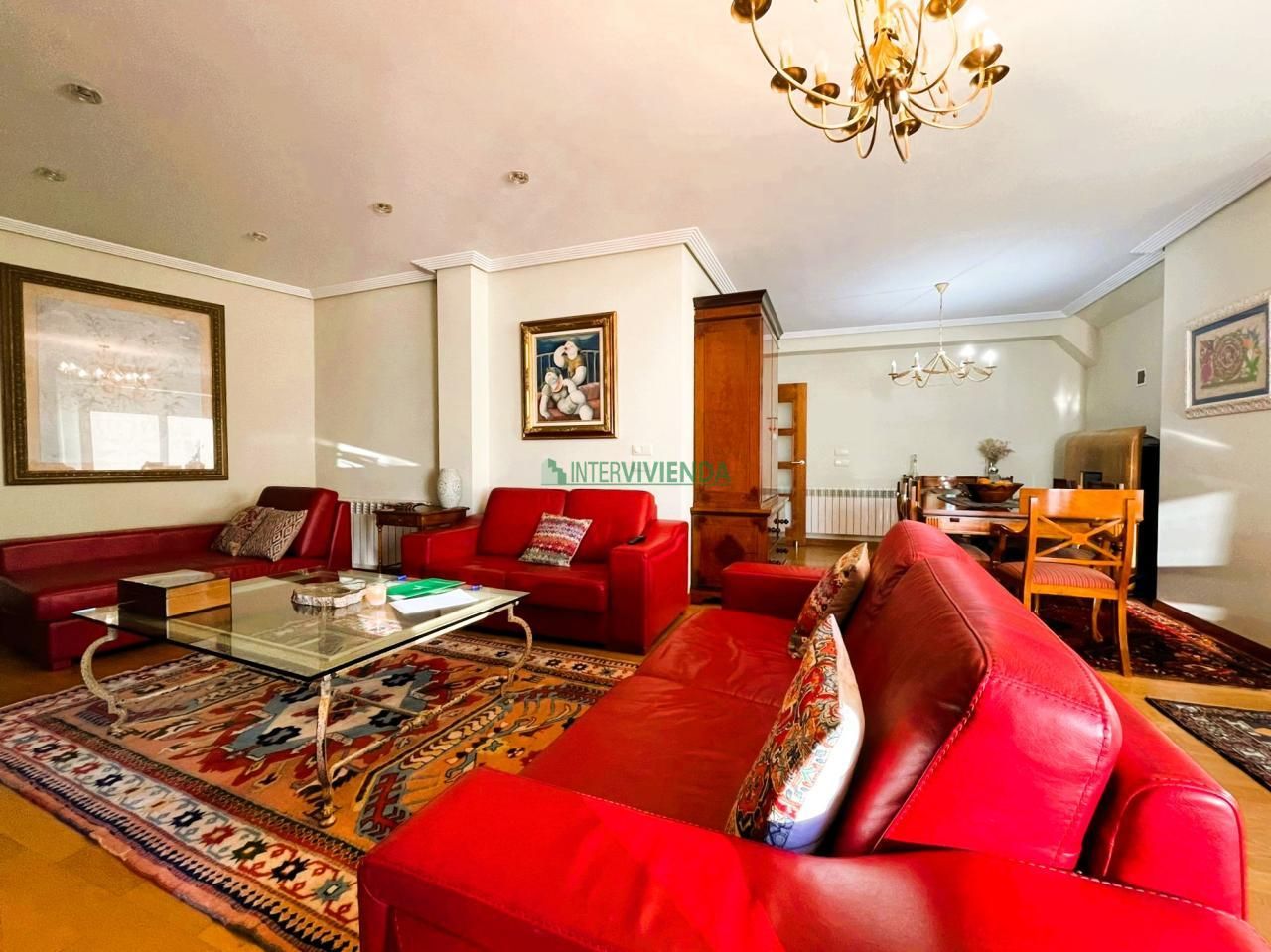 Sala d'estar de Àtic en venda en Vigo  amb Calefacció i Terrassa