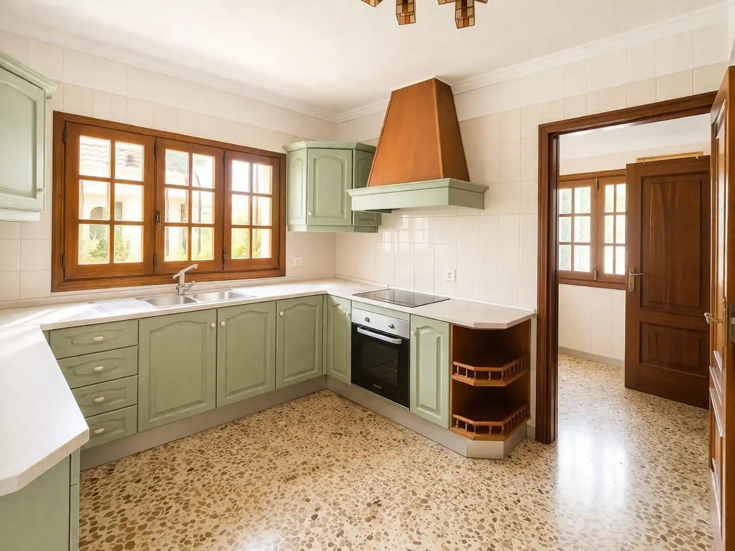 Küche von Wohnung zur untervermieten in Santa Úrsula mit Heizung und Terrasse