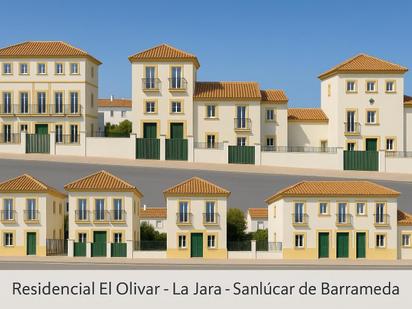 Exterior view of Single-family semi-detached for sale in Sanlúcar de Barrameda  with Heating, Private garden and Terrace