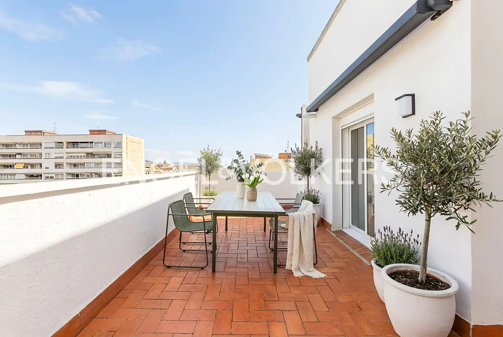 Terraza de Ático de alquiler en Barcelona con Aire acondicionado, Calefacción y Parquet