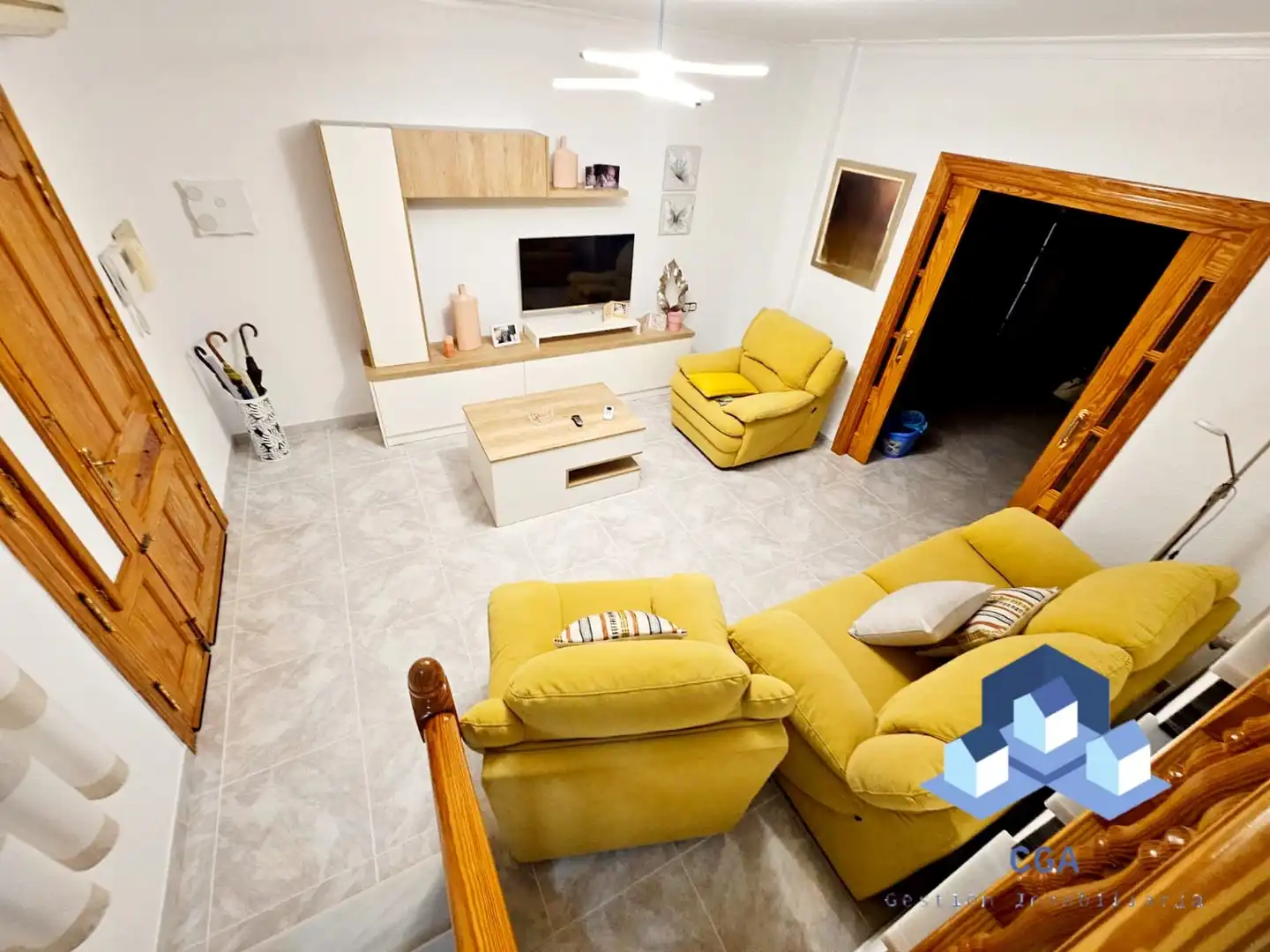 Sala de estar de Casa o chalet en venta en Lorca con Aire acondicionado, Calefacción y Terraza