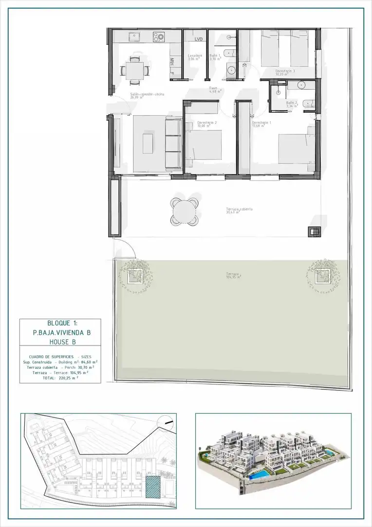 Apartamento con terraza en venta en Las Salinas, imagen 21
