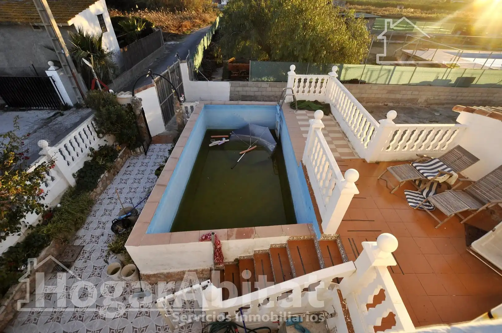 Jardín de Casa o chalet en venta en Sagunto / Sagunt con Calefacción, Jardín privado y Terraza