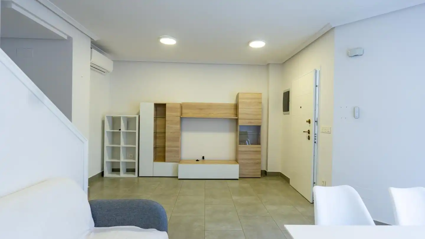 Sala de estar de Casa adosada en venta en Santa Pola con Aire acondicionado, Terraza y Trastero