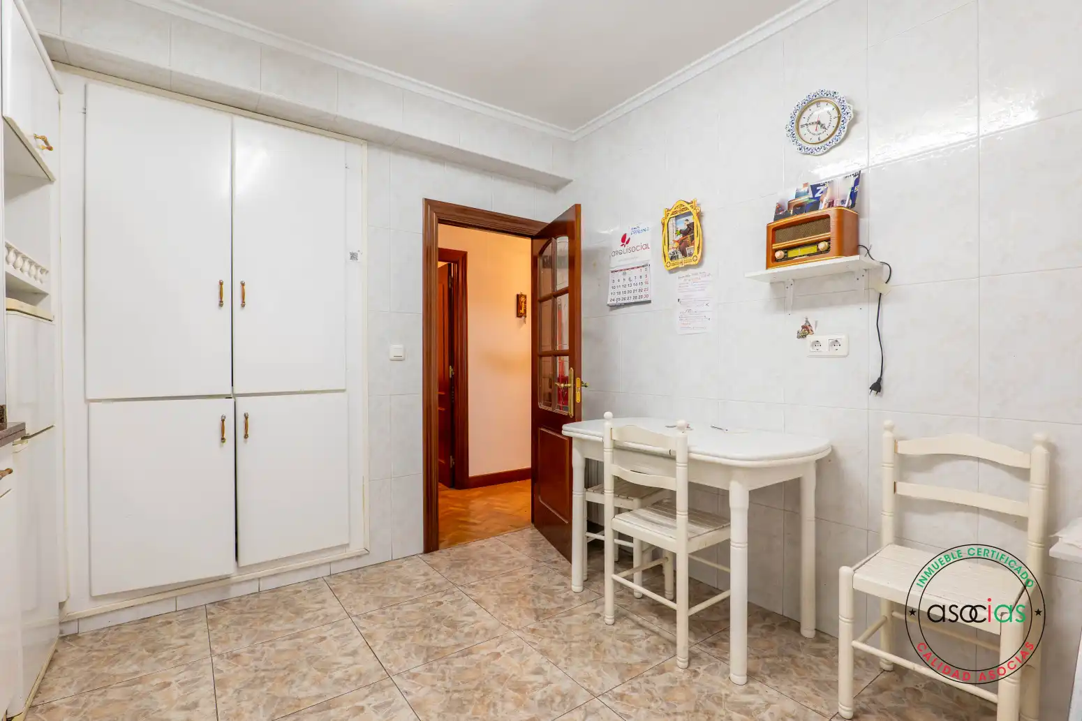 Küche von Wohnung zum Verkauf in Gijón  mit Heizung und Balkon