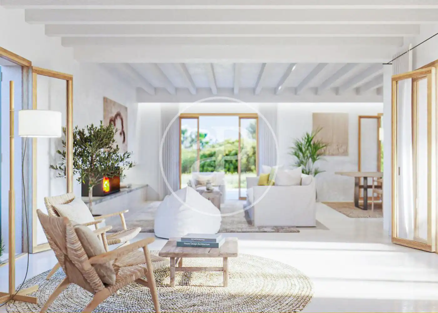 Sala de estar de Casa o chalet en venta en Son Servera con Aire acondicionado, Calefacción y Jardín privado