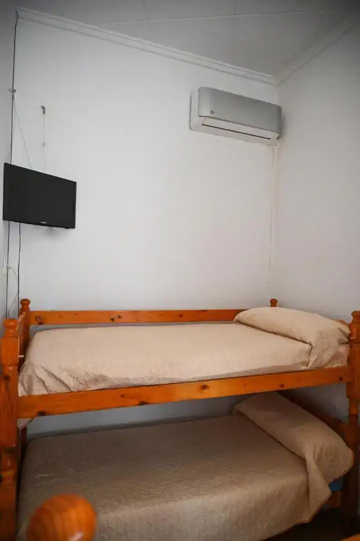 Schlafzimmer von Wohnung zur Miete in Cartagena mit Klimaanlage, Privatgarten und Parkett
