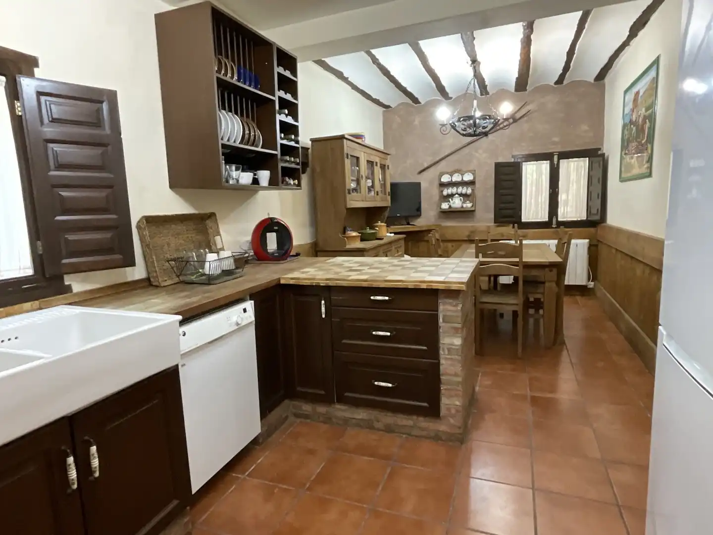 Kitchen of Country homes for sale in Bobadilla  with Parquet flooring, Terrace and Storage room