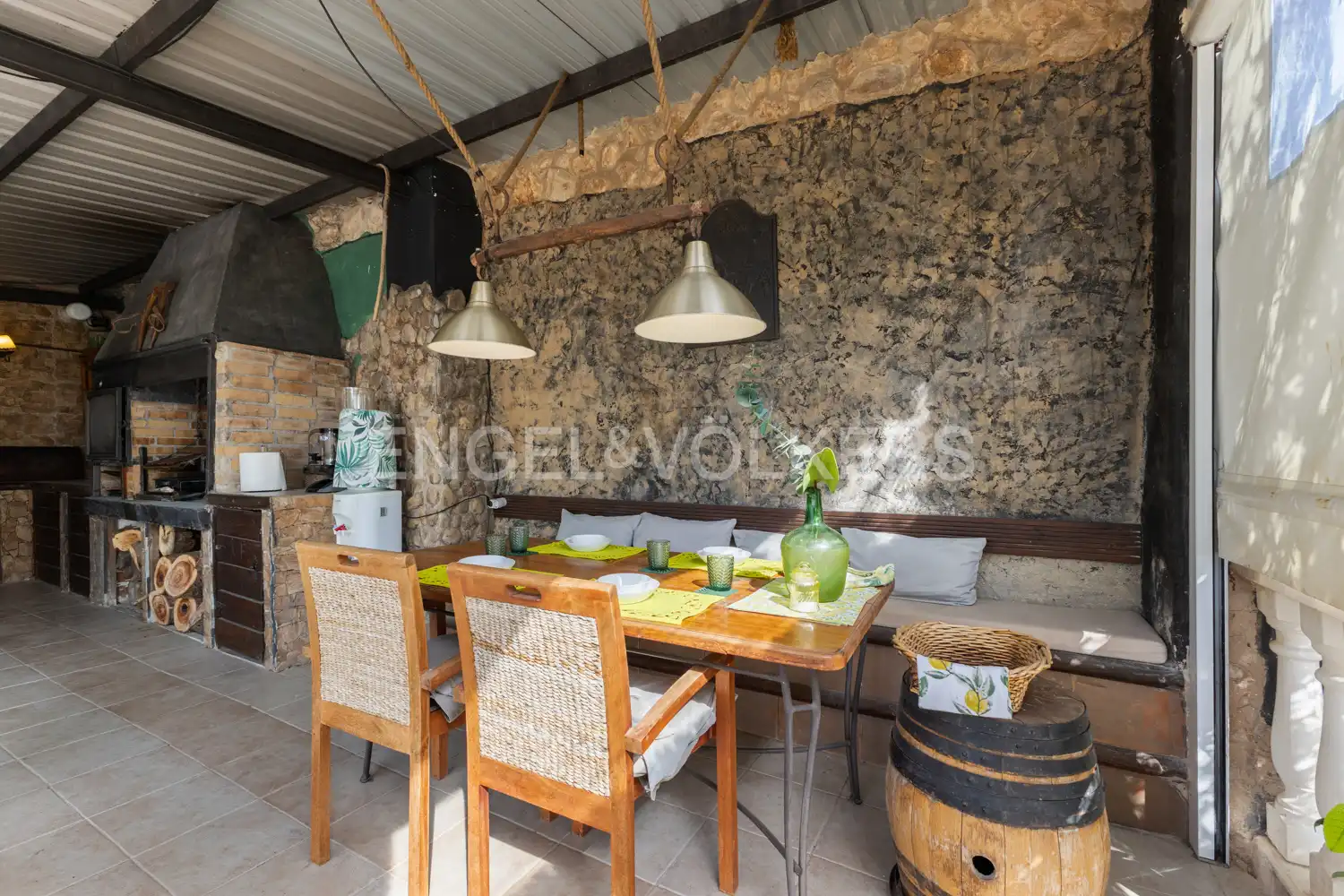 Terraza de Casa o chalet en venta en Pedralba con Aire acondicionado, Calefacción y Jardín privado