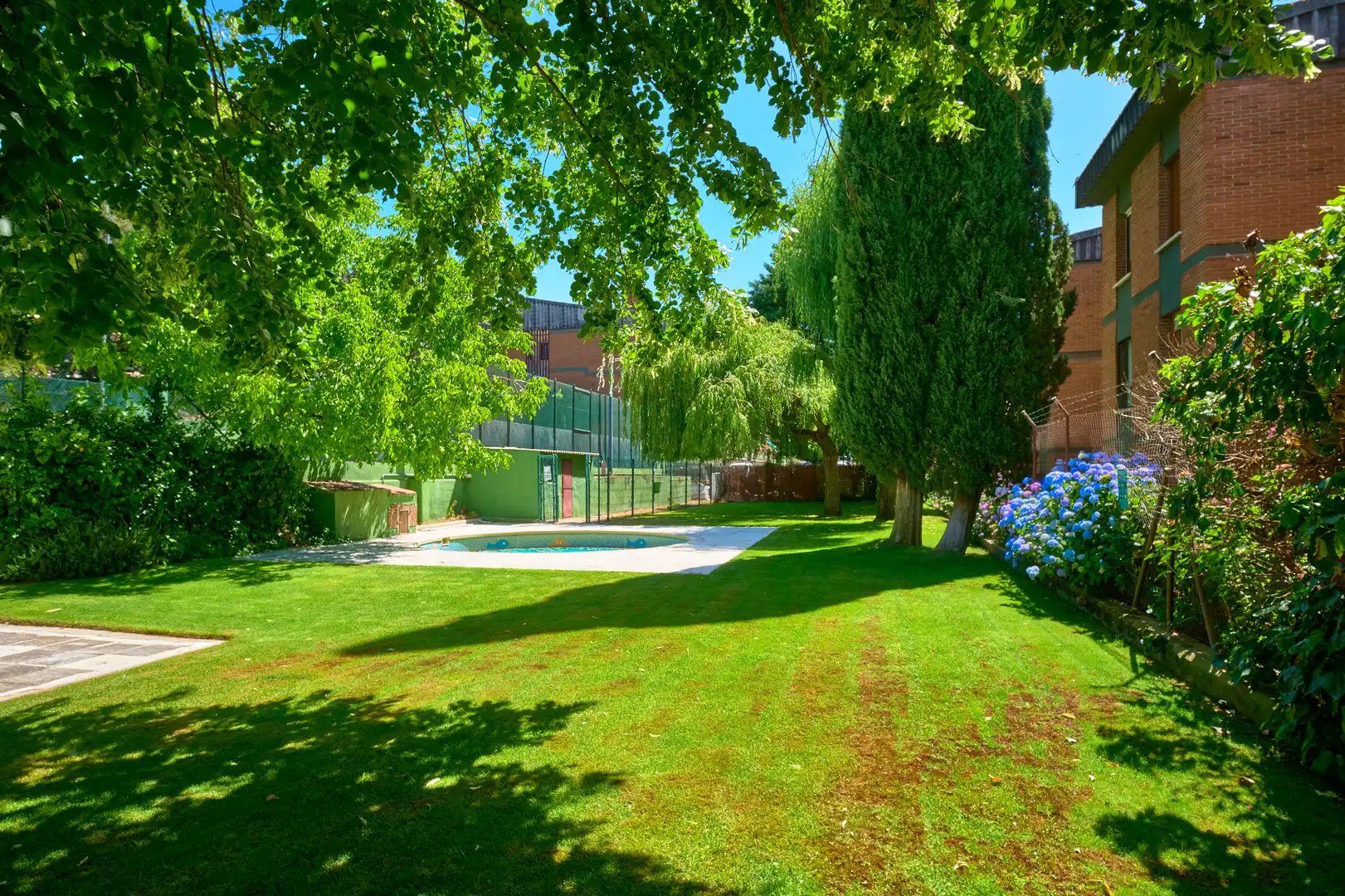 Garten von Wohnung zum Verkauf in Collado Mediano mit Heizung, Terrasse und Abstellraum