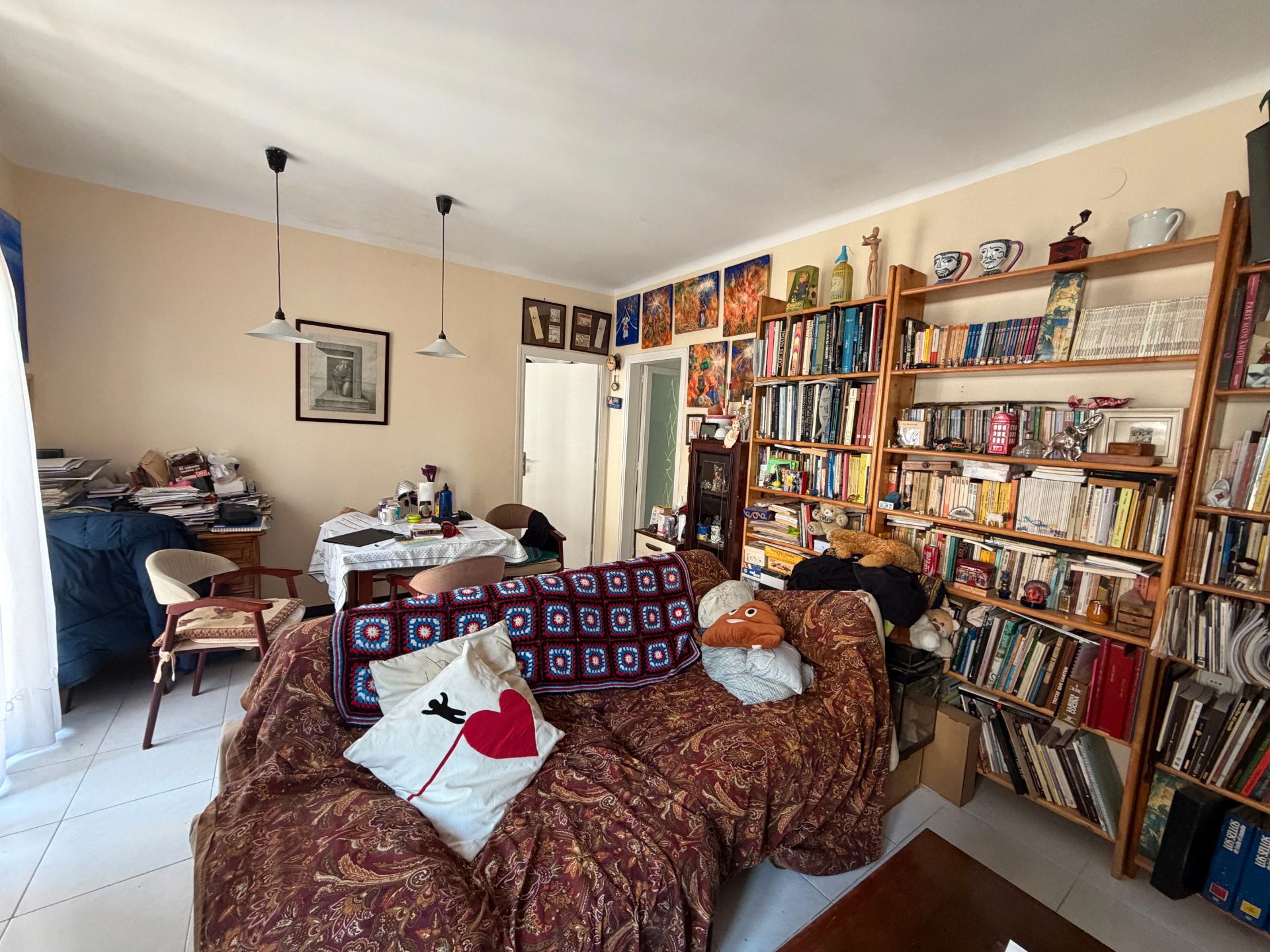 Sala d'estar de Pis en venda en Sitges amb Calefacció, Moblat i Balcó