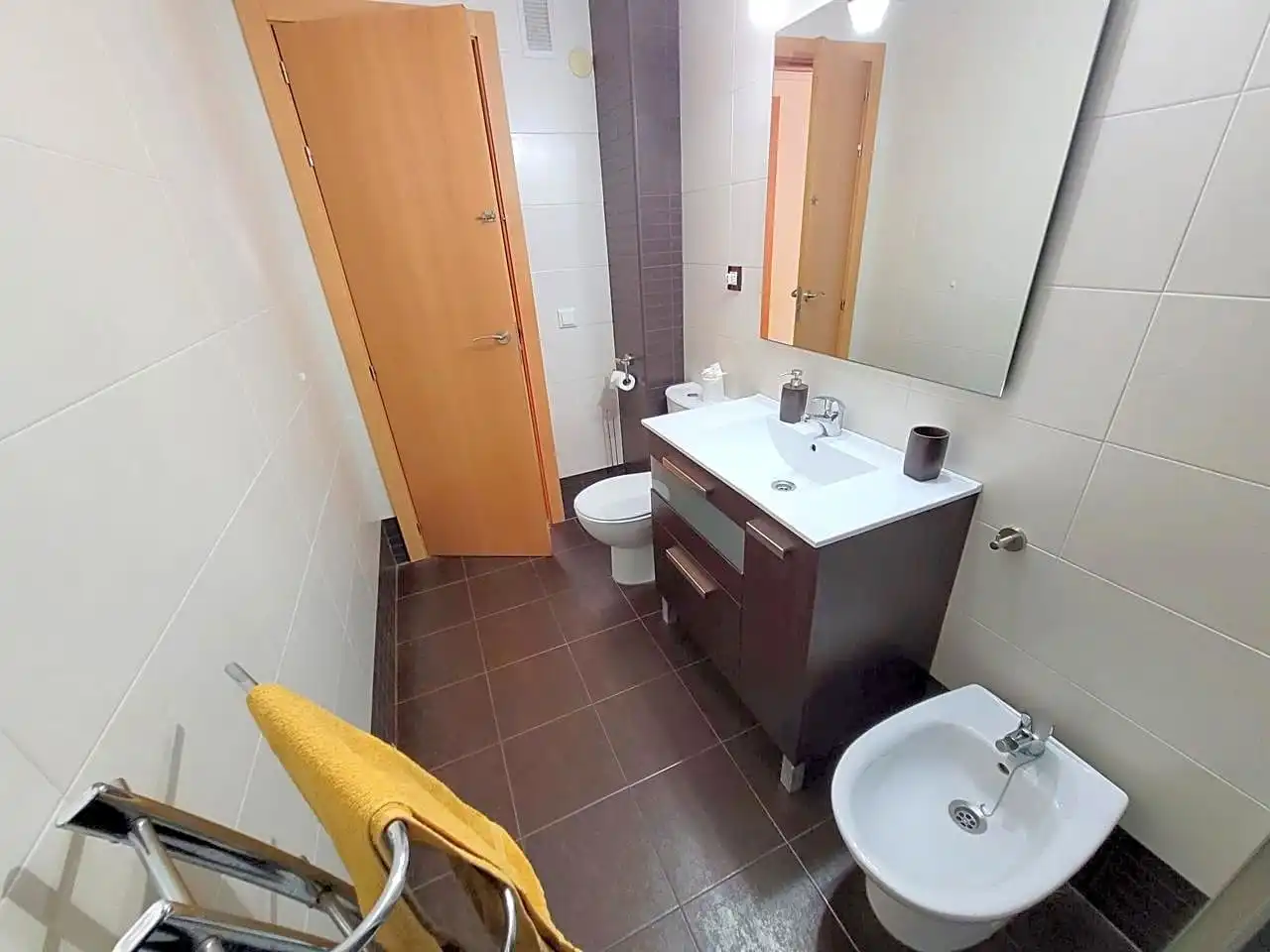 Baño de Apartamento de alquiler en Miramar, Valencia