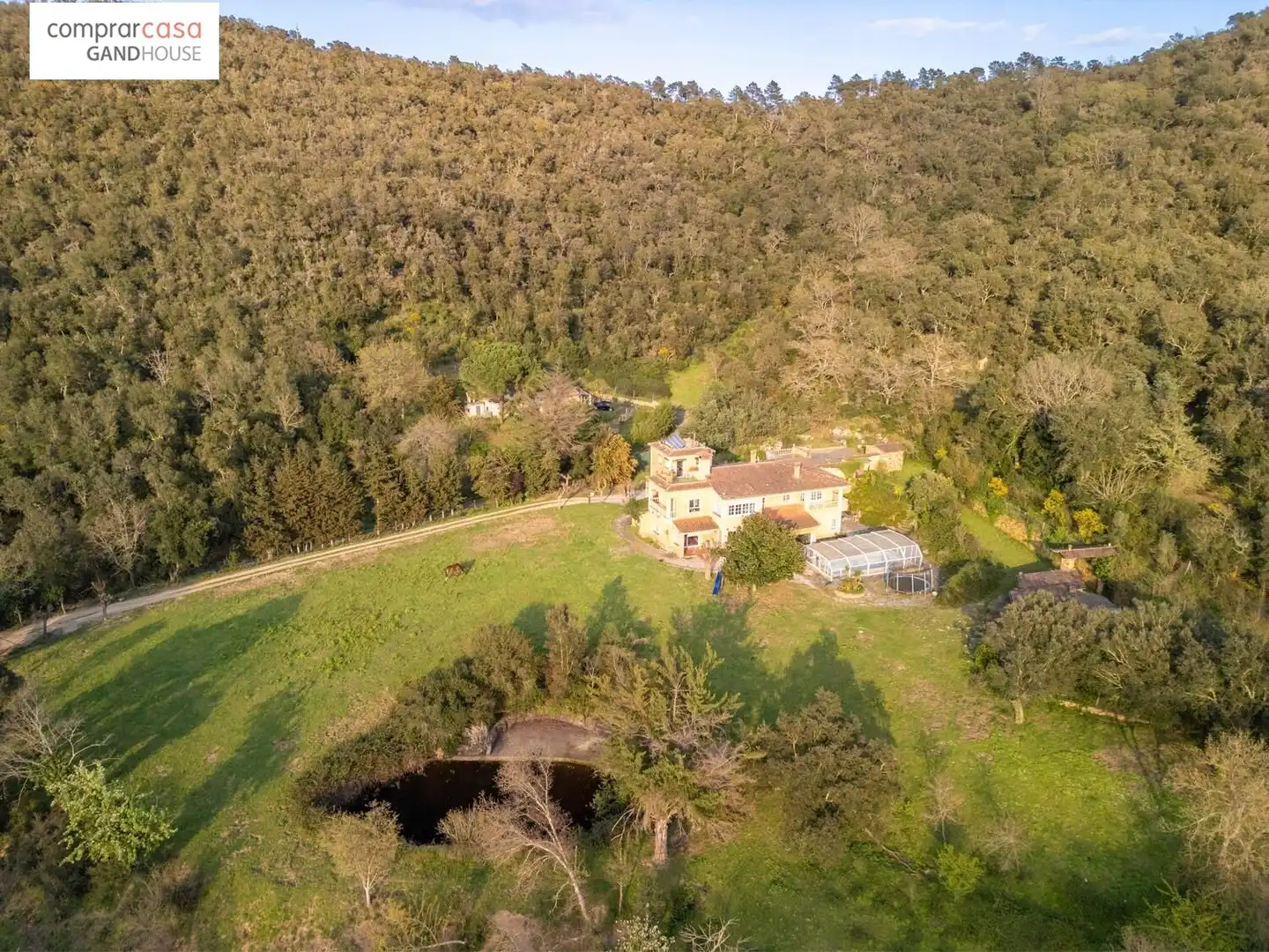 Vista exterior de Finca rústica en venta en Caldes de Malavella con Aire acondicionado, Calefacción y Jardín privado