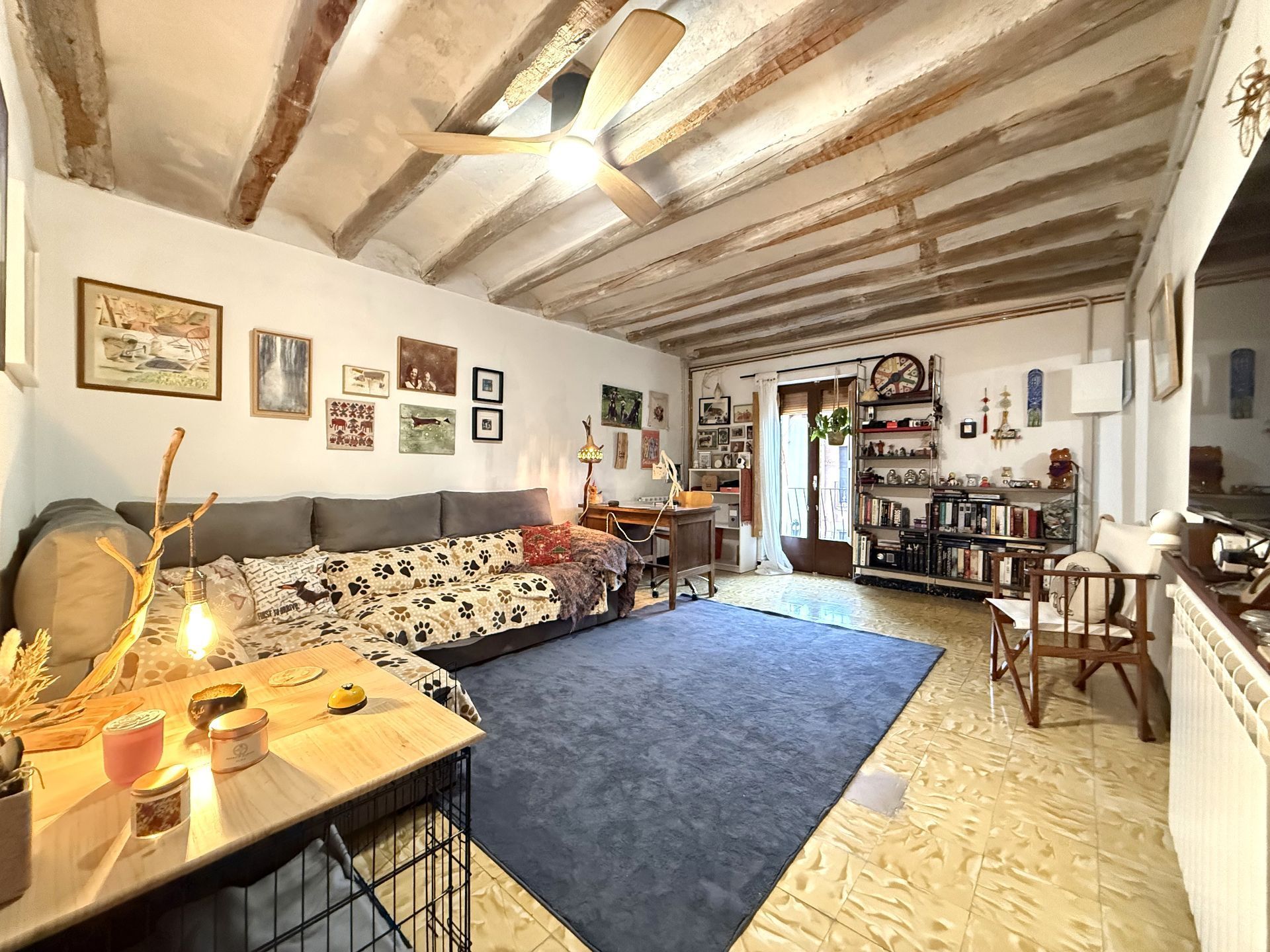 Living room of Flat for sale in Copons  with Heating and Terrace