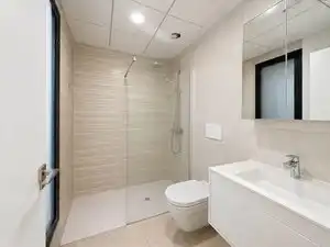 Baño de Casa adosada de alquiler en Finestrat con Aire acondicionado, Jardín privado y Terraza