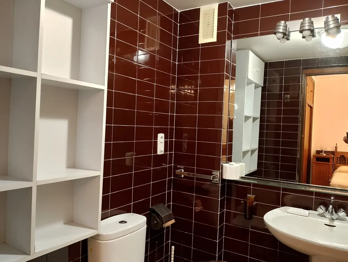 Badezimmer von Wohnung zur Miete in Donostia - San Sebastián  mit Heizung, Terrasse und Möbliert