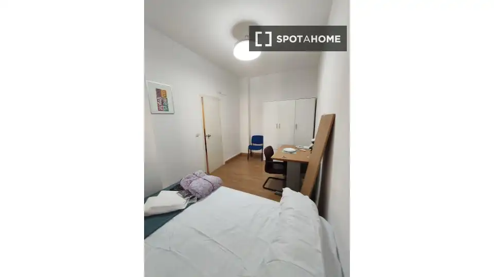 Bedroom of Flat for rent in Murcia  with Air Conditioner, Heating and Furnished