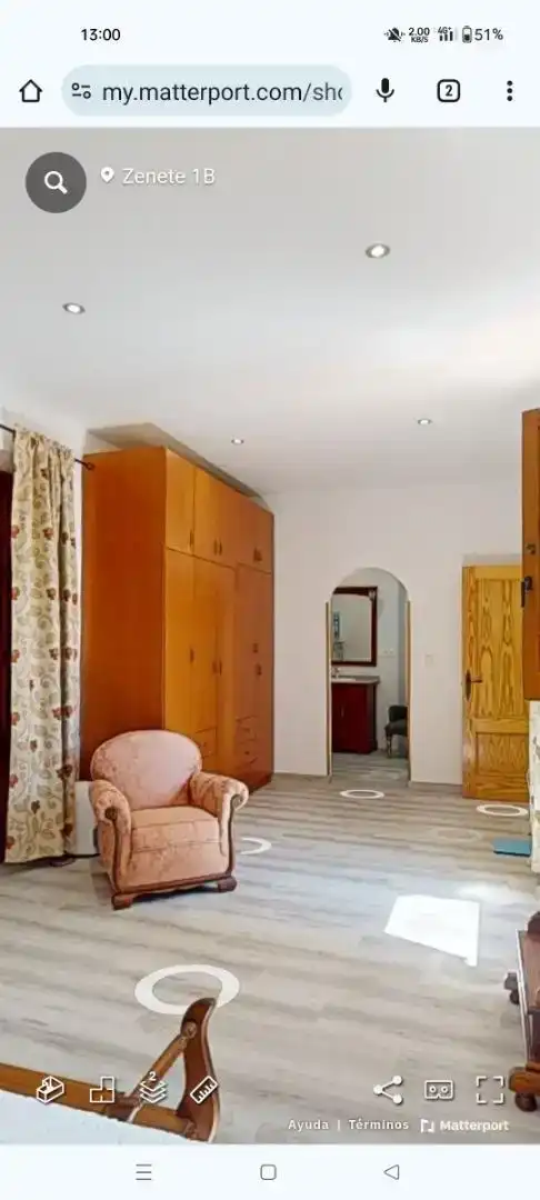 Dormitori de Casa o xalet en venda en  Granada Capital amb Aire condicionat i Balcó