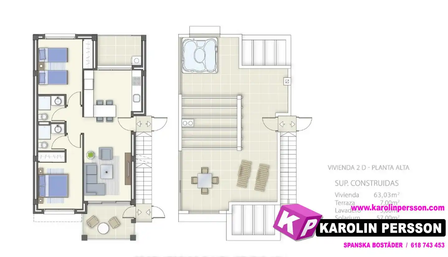 Bungalow amb piscina en venda a Balcones, imagen 42