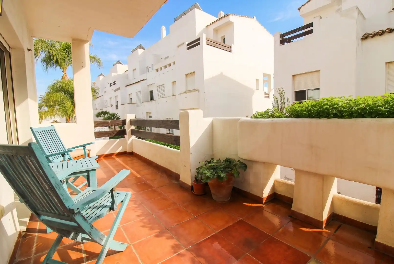 Terrace of Flat for sale in Estepona  with Air Conditioner, Heating and Terrace
