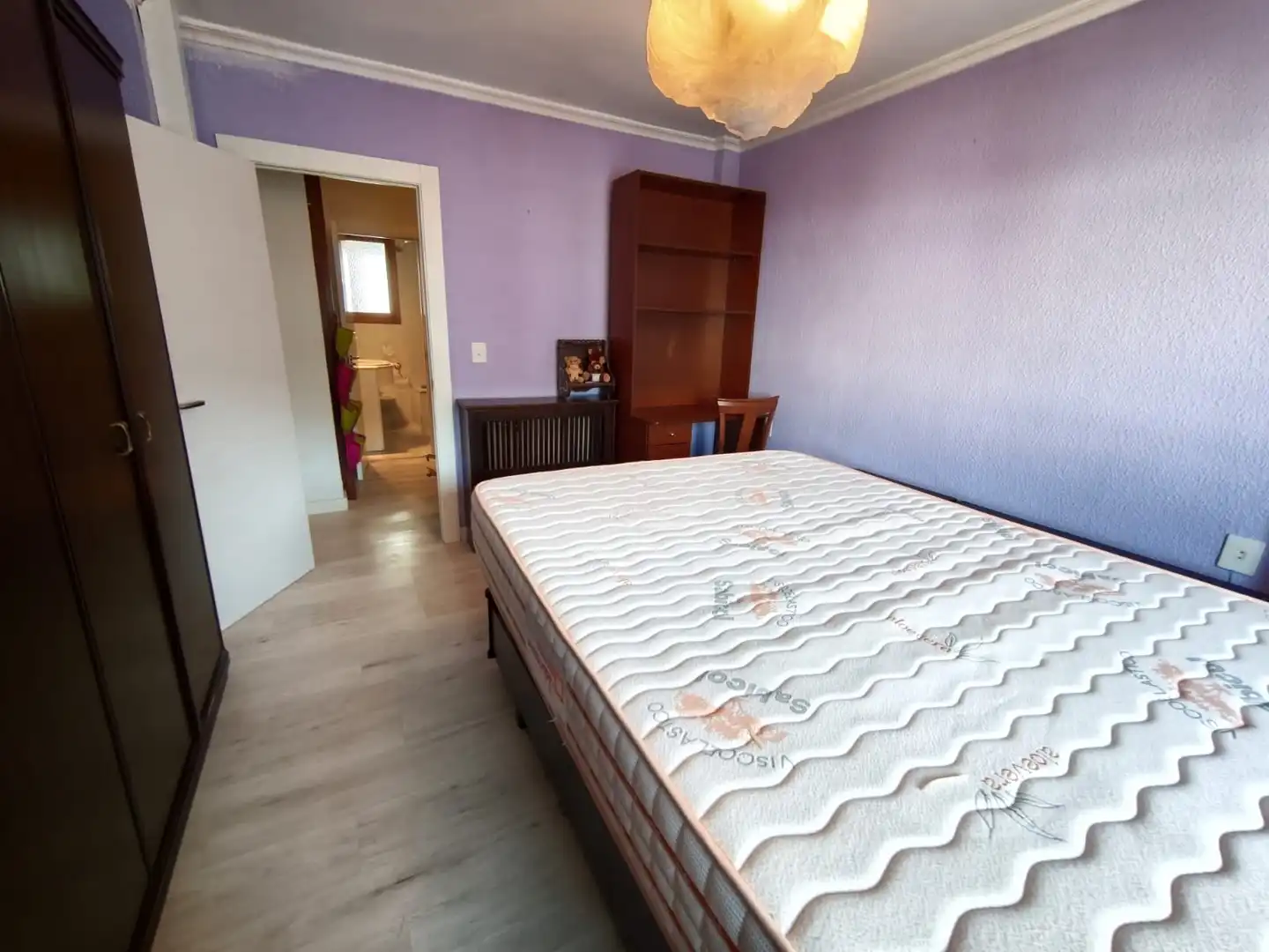 Bedroom of Flat for rent in Albacete  with Heating, Furnished and Balcony