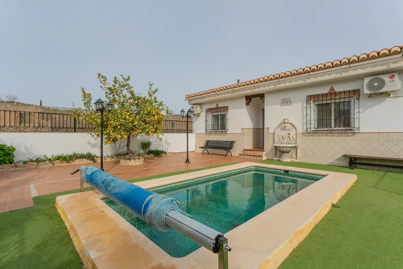 Jardín de Casa o chalet en venta en Albuñuelas con Aire acondicionado, Jardín privado y Terraza