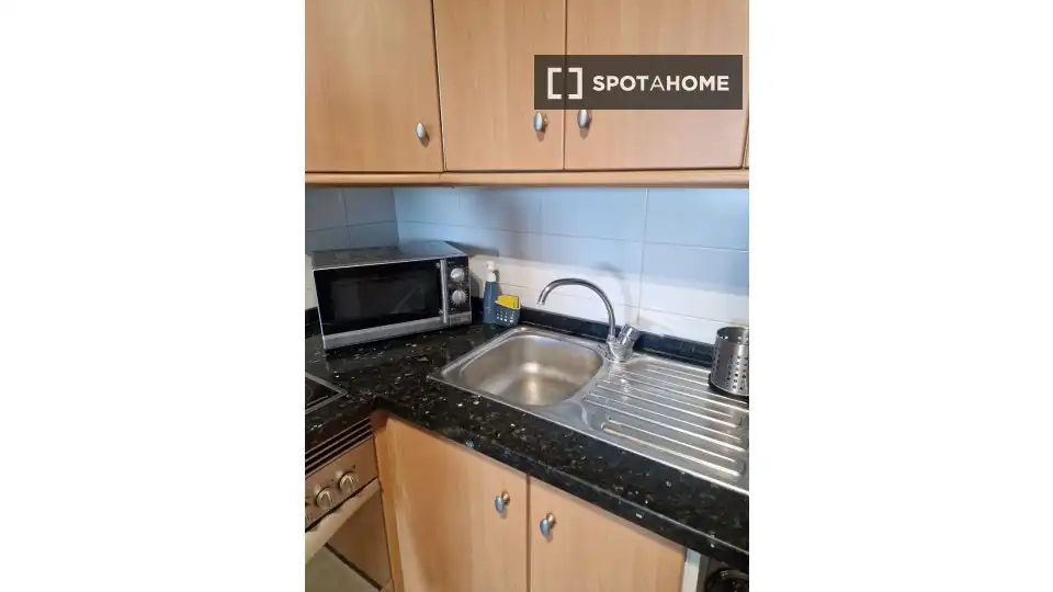 Cocina de Apartamento para compartir en San Cristóbal de la Laguna con Aire acondicionado, Terraza y Amueblado