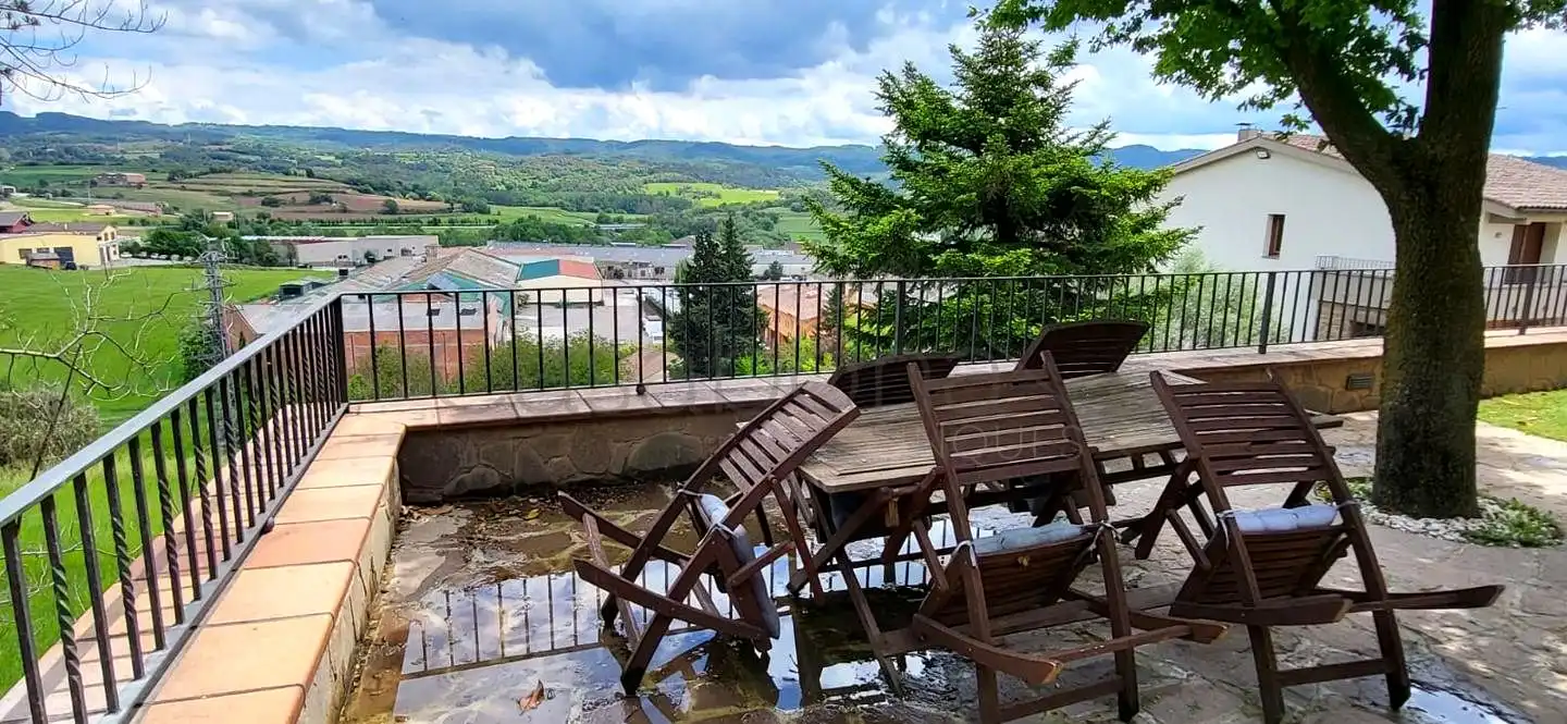 Terraza de Casa o chalet en venta en Olost con Jardín privado, Terraza y Piscina