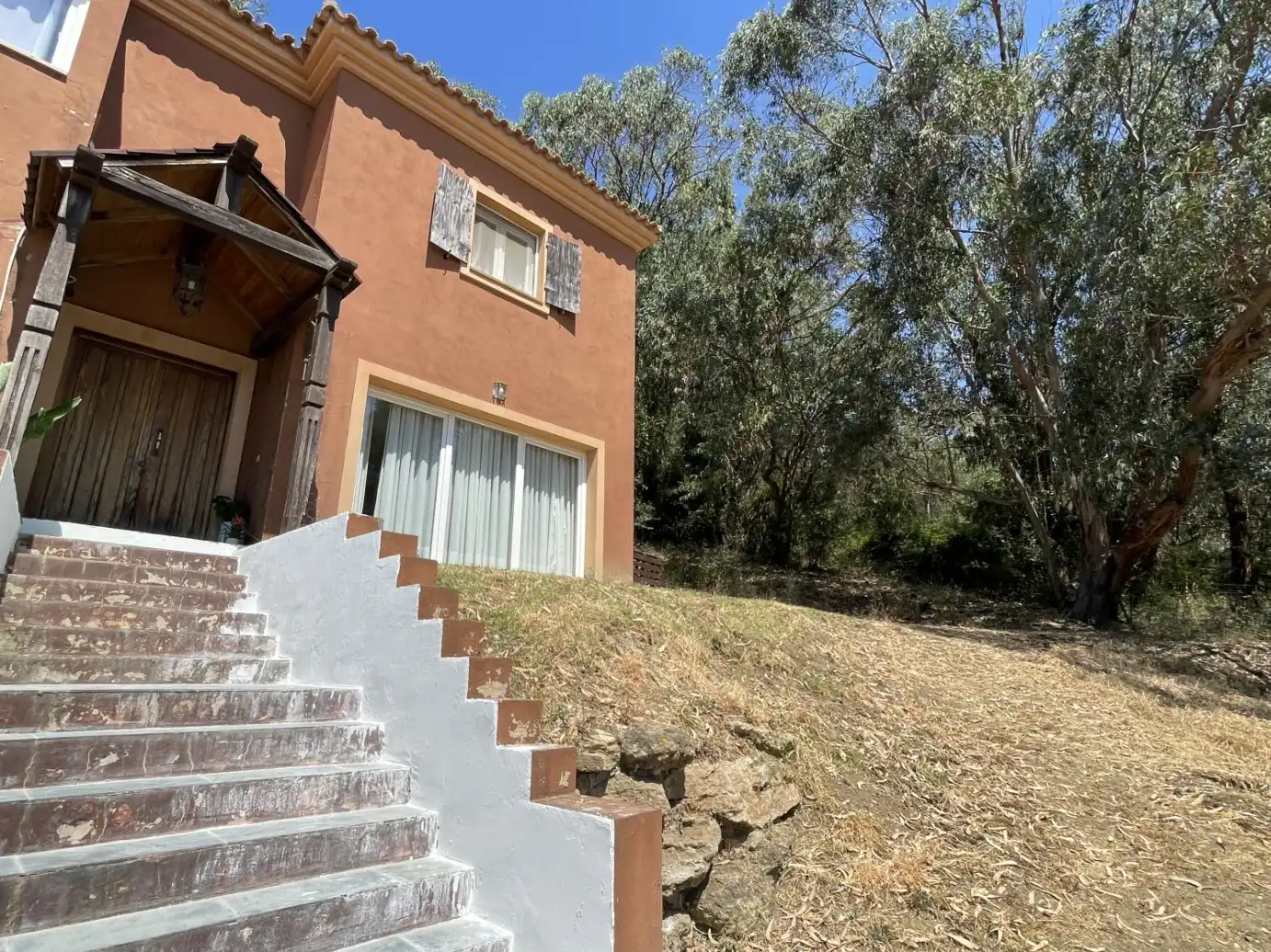 Exterior view of Houses for sale in Algeciras  with Private garden, Terrace and Furnished