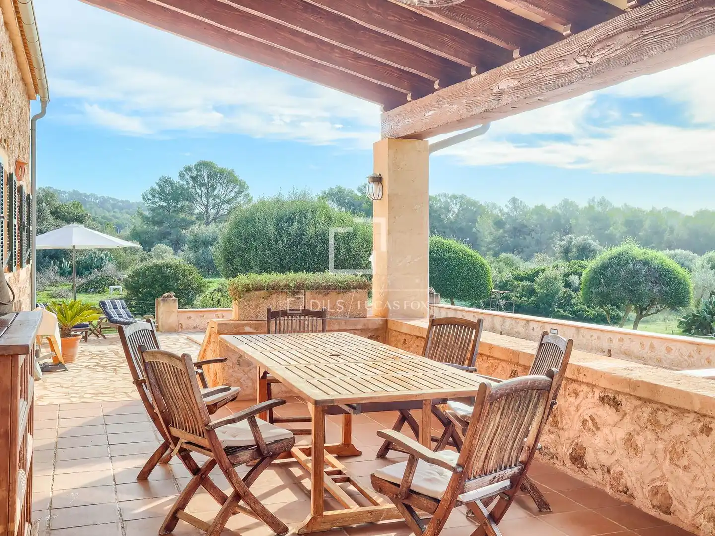 Terraza de Casa o chalet en venta en  Palma de Mallorca con Aire acondicionado, Calefacción y Jardín privado