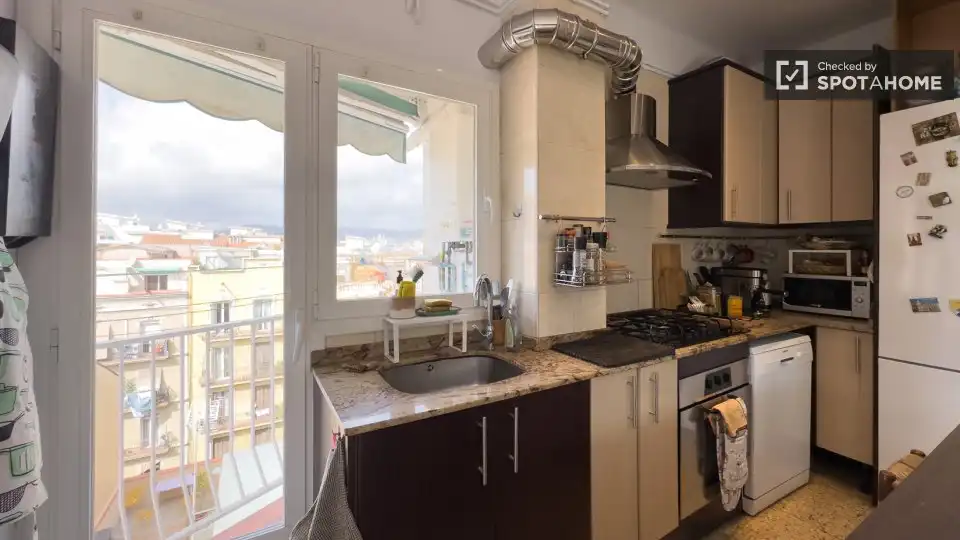 Flat with terrace to rent in Sants - Montjuïc, imagen 8