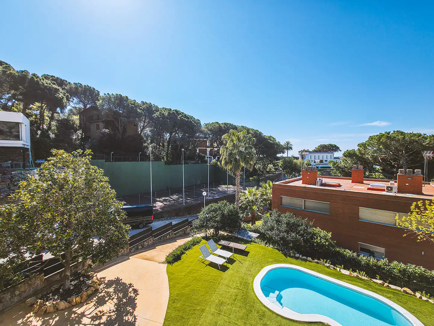 Garden of Houses for sale in Sant Pol de Mar  with Air Conditioner, Heating and Private garden
