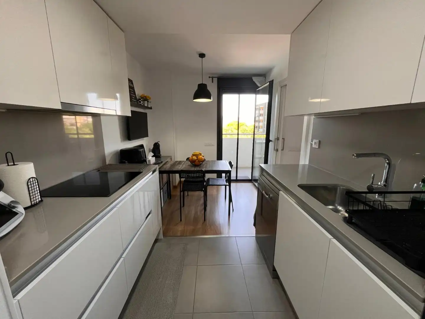 Kitchen of Flat for sale in Sant Just Desvern  with Air Conditioner, Heating and Private garden
