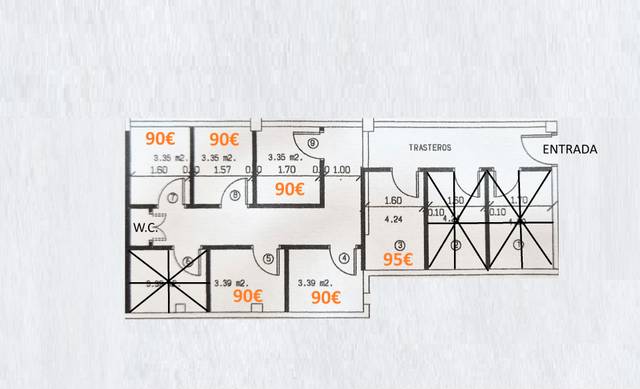 Trastero en Alquiler en Calle Cervantes, 11 en Santa Bárbara - La Zaporra