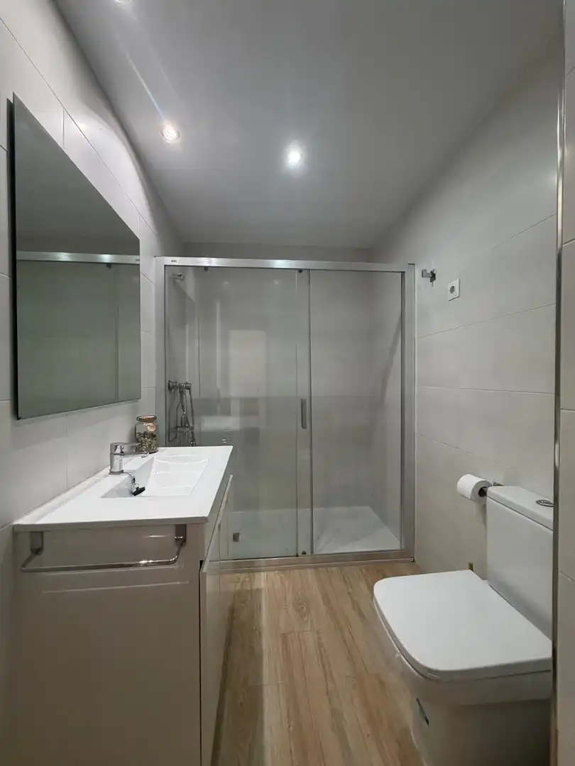 Bathroom of Flat for rent in Málaga  with Air Conditioner, Heating and Furnished
