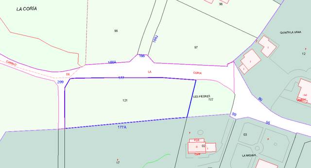 Terreno residencial en Venta en LA CORIA 177 en Bernueces