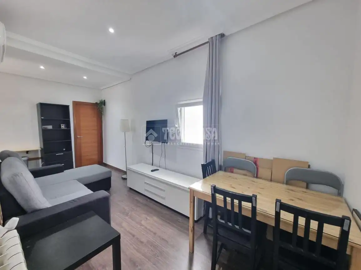 Living room of Flat for rent in  Madrid Capital  with Air Conditioner, Heating and Furnished