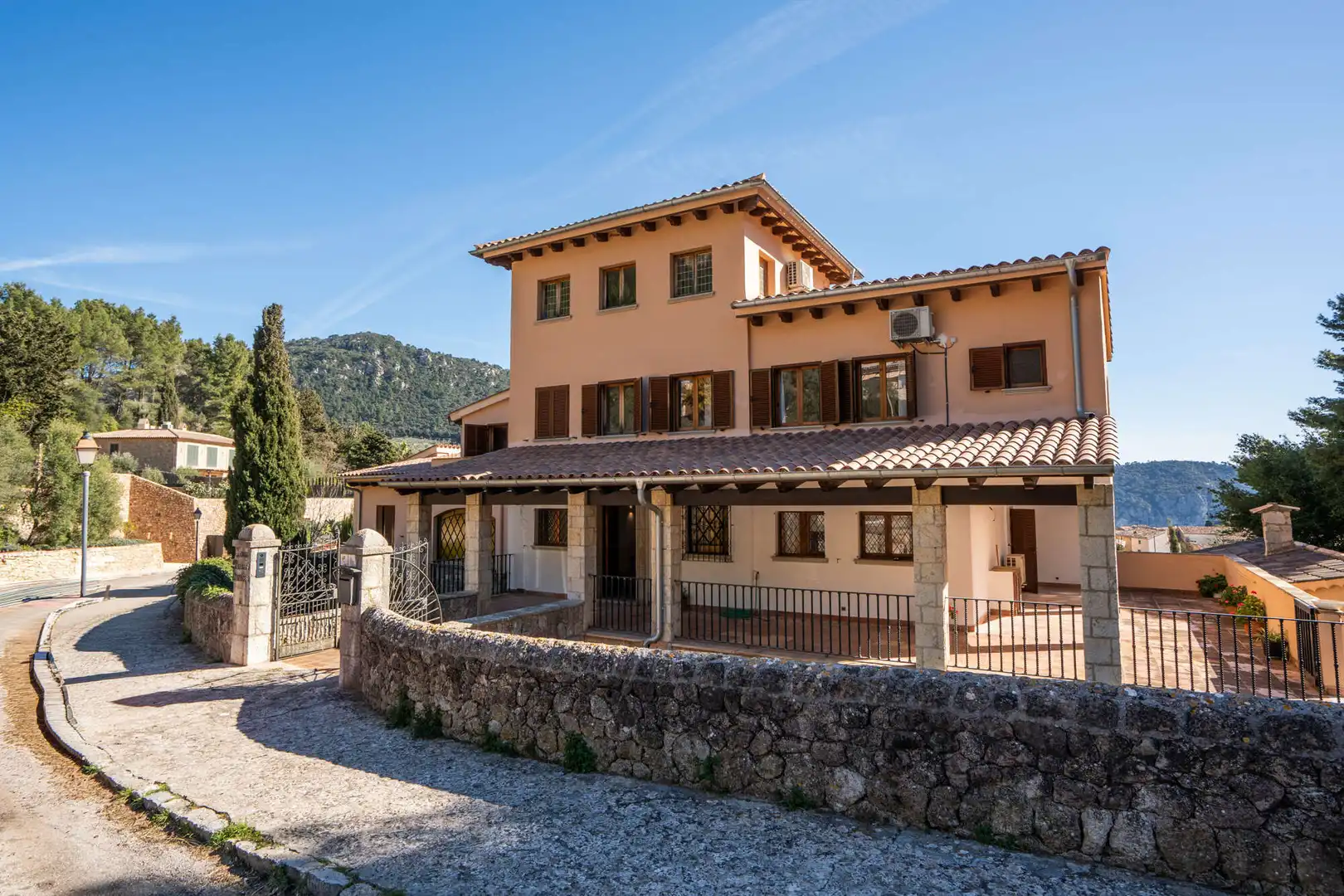Exterior view of Houses for sale in Valldemossa  with Air Conditioner, Terrace and Furnished