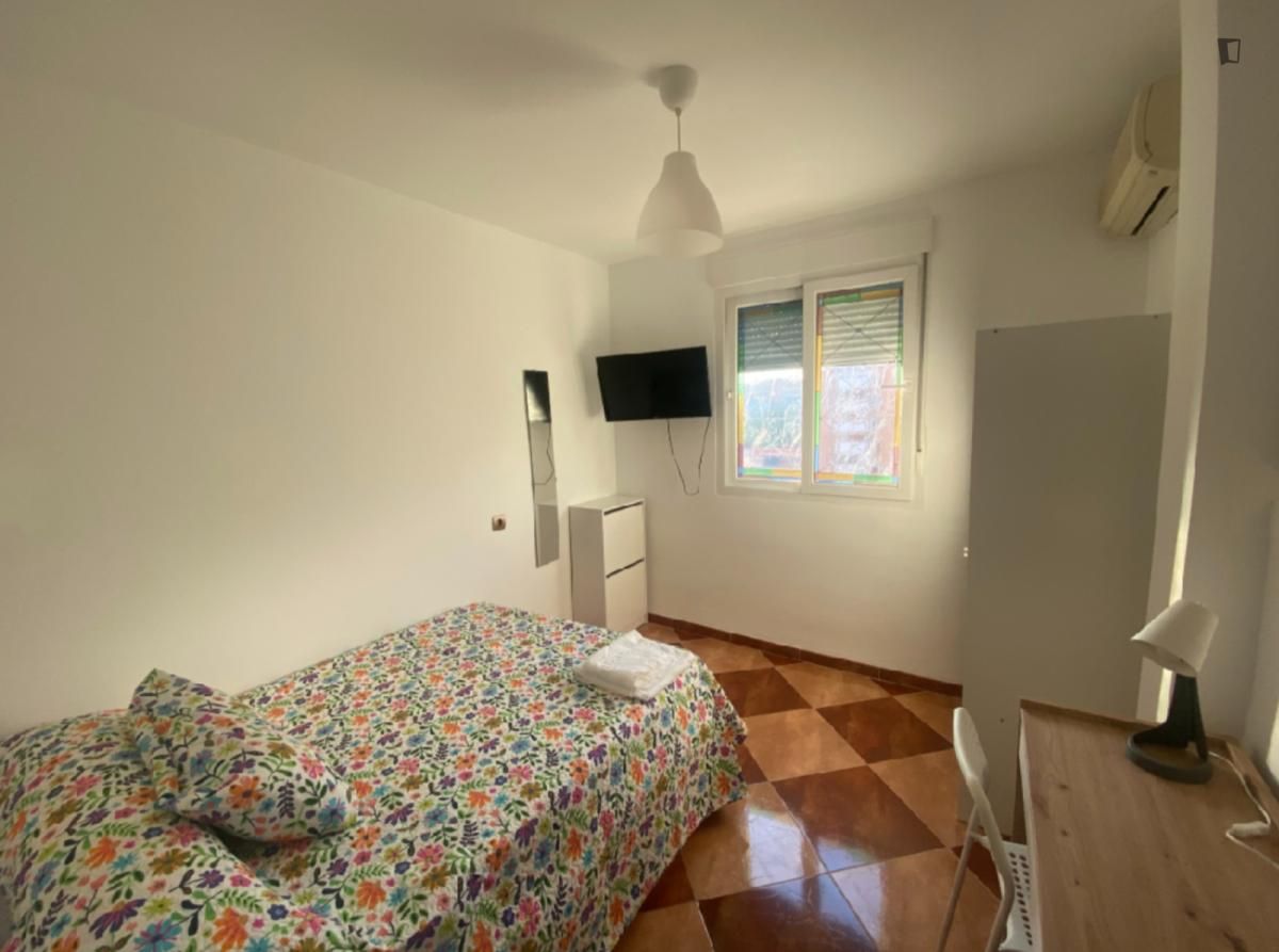 Bedroom of Apartment to share in Málaga Capital  with Air Conditioner, Furnished and Oven