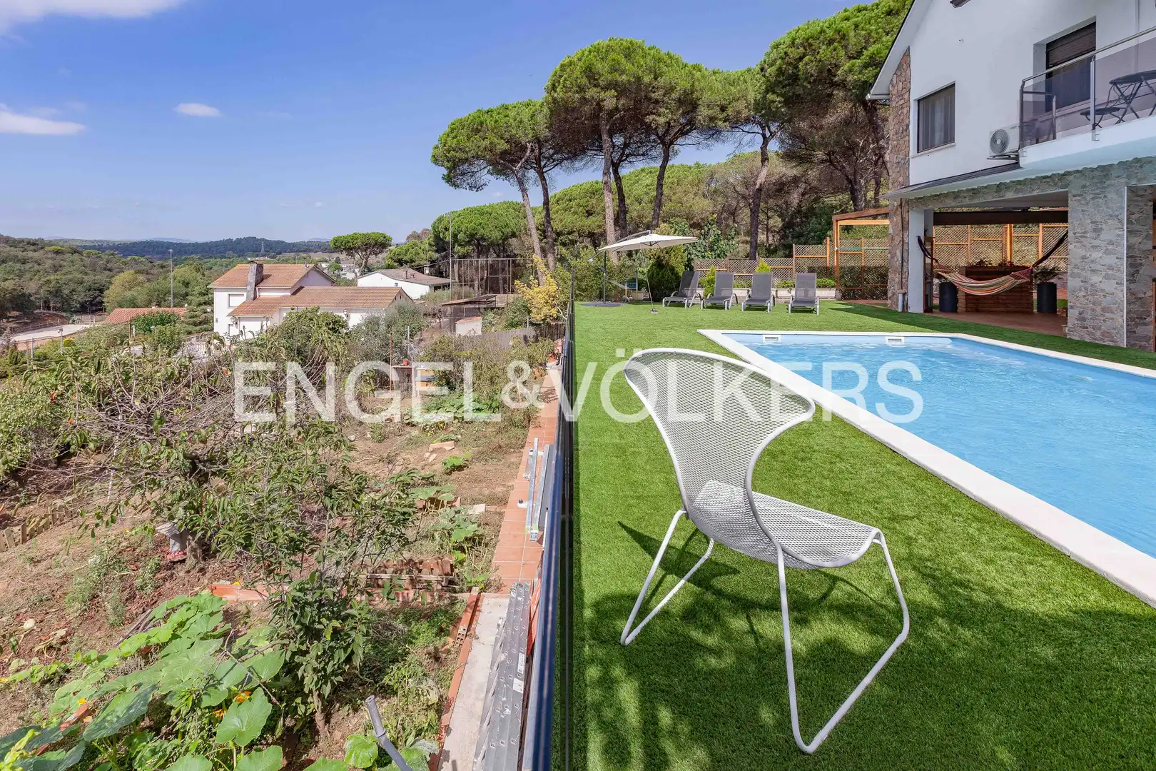 Terraza de Casa o chalet de alquiler en Llinars del Vallès con Aire acondicionado, Calefacción y Jardín privado